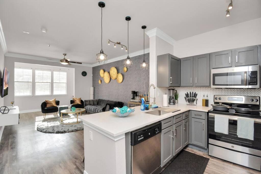 Luxury 1Br Apt ,Nrg ,Downtown ,Med Center,Galleria Houston Buitenkant foto